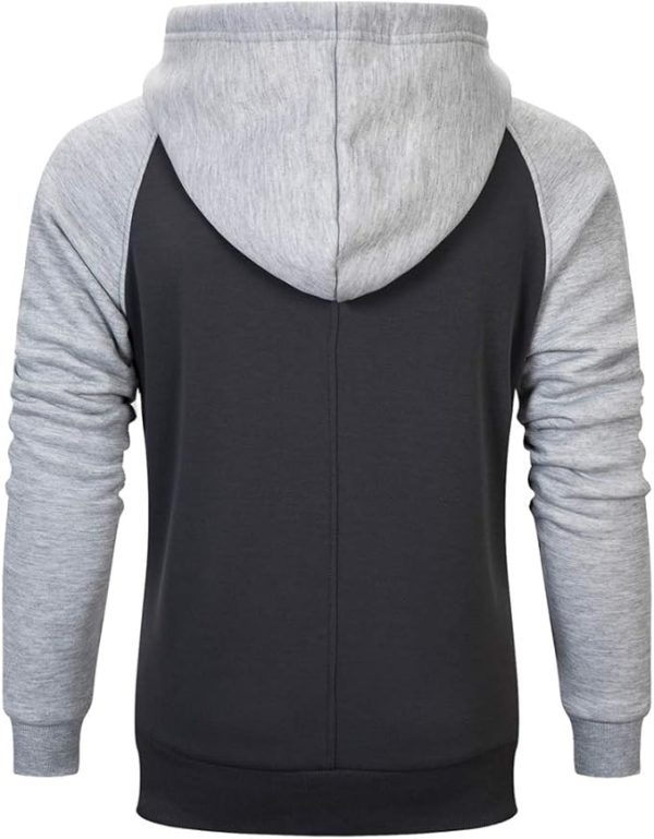 Hoodies for Men Pullover Hooded Sweatshirt with Kange Pocket - Image 2