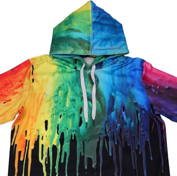 Unisex Hoodies 3D Print Galaxy Pullover Hooded Sweatshirt Hoodies with Big Pockets for Teen Men, Teen Boy, Women - Image 2
