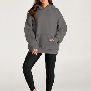 Womens Hoodies Oversized Sweatshirts Pullover Sweaters Long Sleeve Winter Fall Outfits Fashion Clothes